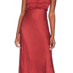 Astr Red Maxi Dress